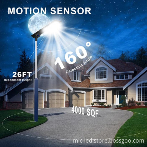 All-In-One IP66 Waterproof Solar Street Light 30w/60w/90w